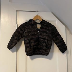 Zara boys hooded puffer jacket